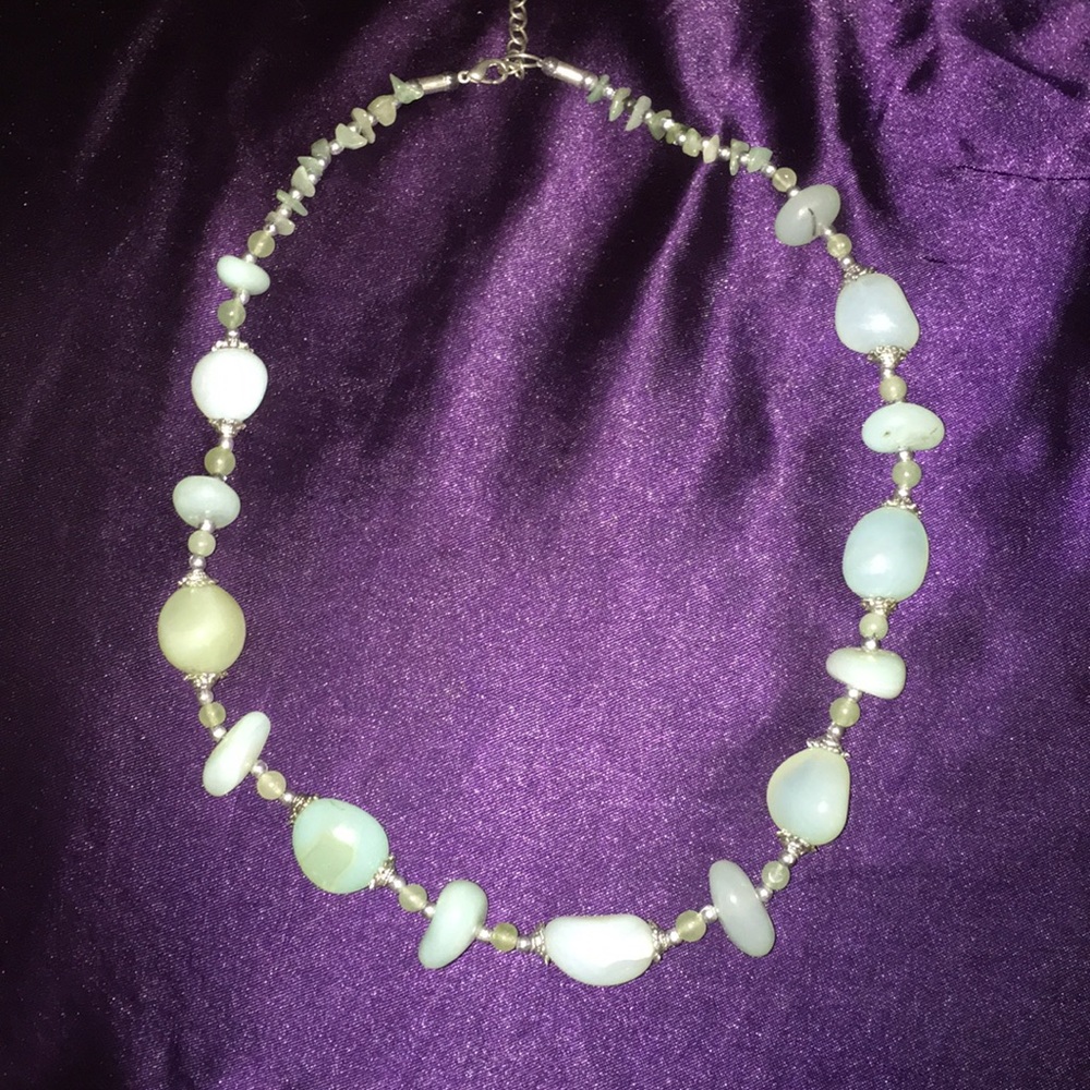 Chalcedony Sterling Necklace